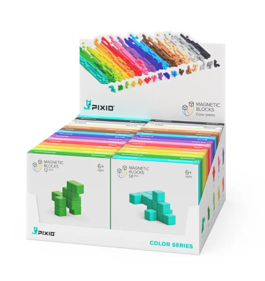 Pixio | Magnetische Blokken Color Series Black Scorpio 10 Stuks