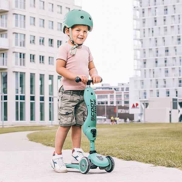 Scoot and Ride helm XXS-S - Forest