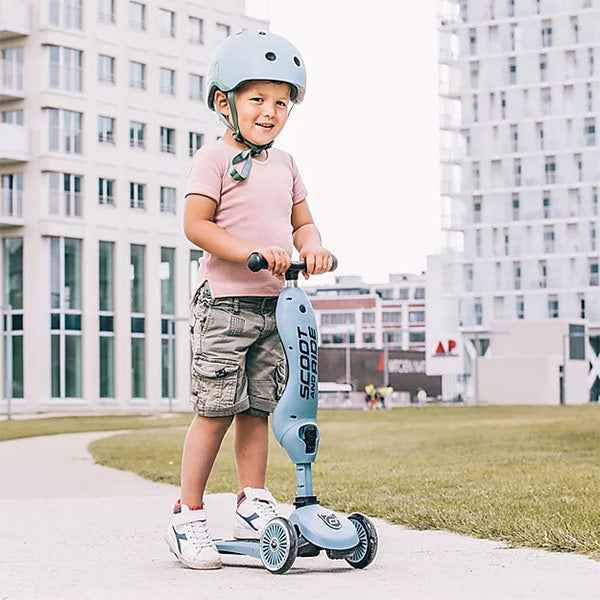 Scoot and Ride helm XXS-S - Steel