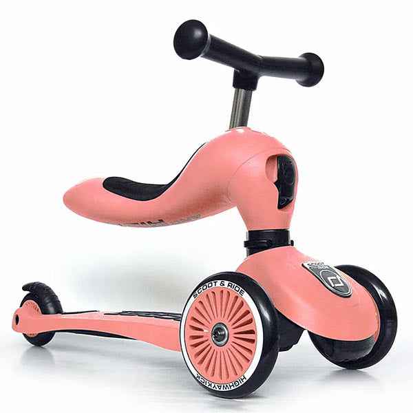 Scoot and Ride loopfiets Highwaykick 1 - Peach