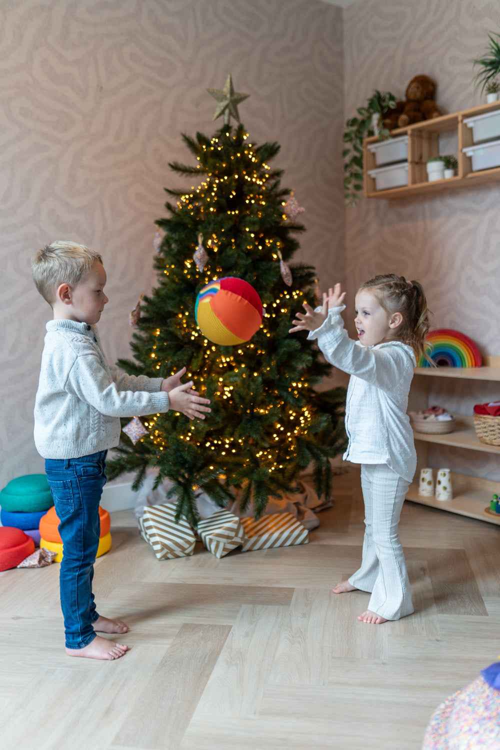 Little Botanic Label | Sensory Rainbow Balloon Ball