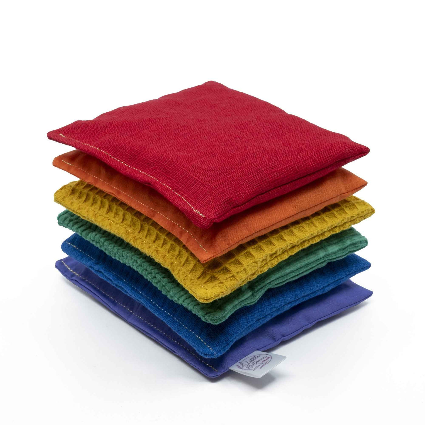 Little Botanic Label | Sensory Pit Pouches Rainbow Set of 6 Pieces