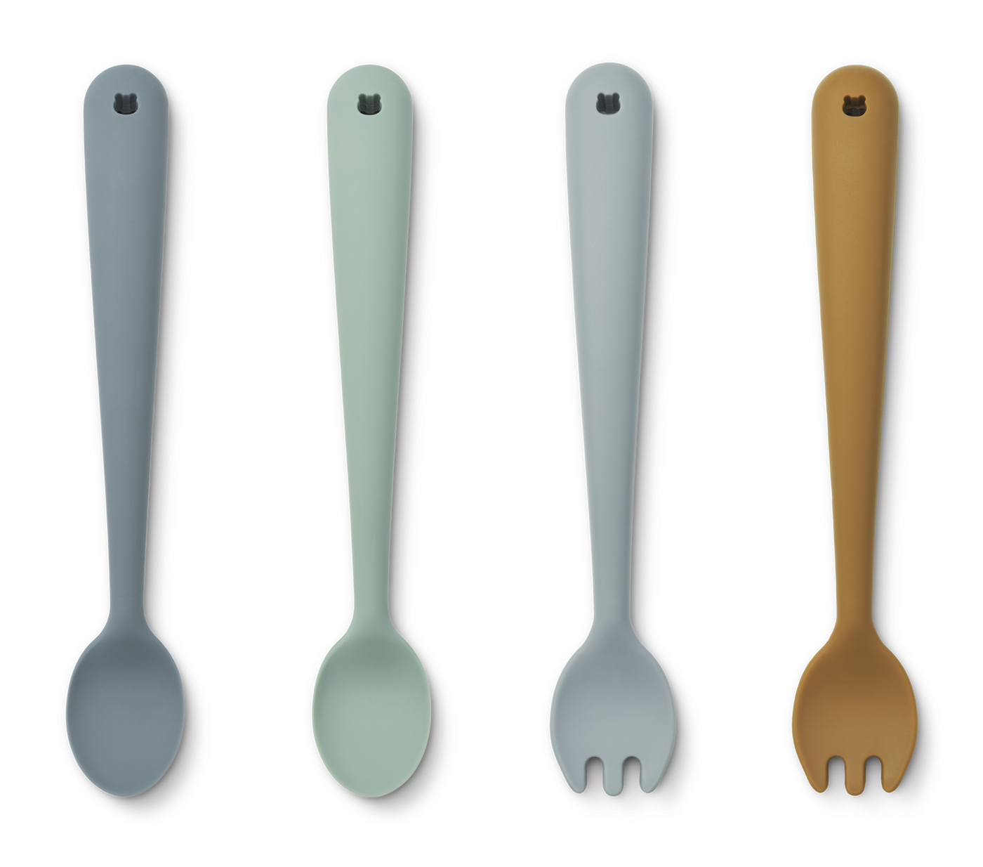 Liewood Shea Cutlery Set 4-pack Blue Multi Mix