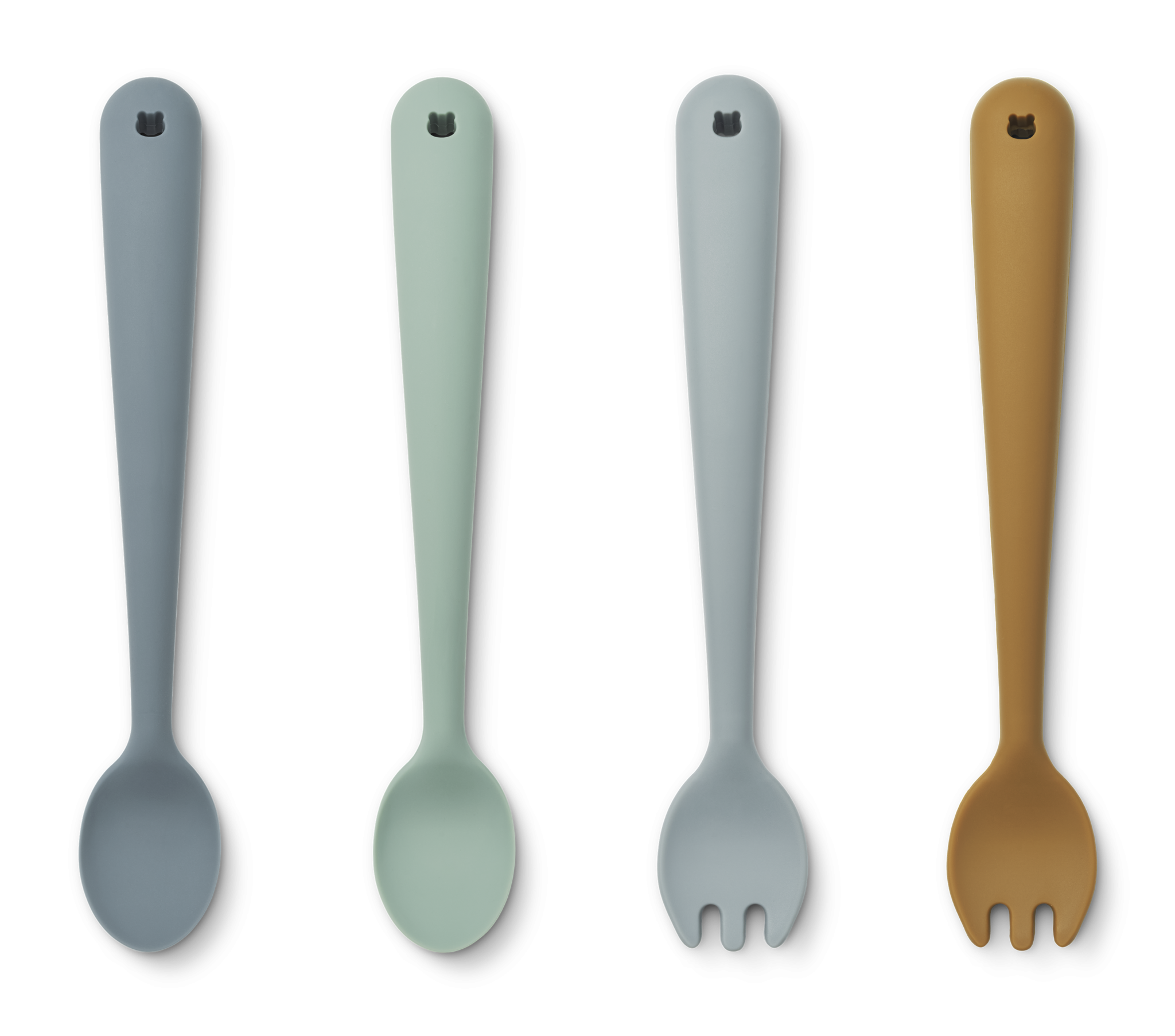 Liewood Shea Cutlery Set 4-pack Blue Multi Mix
