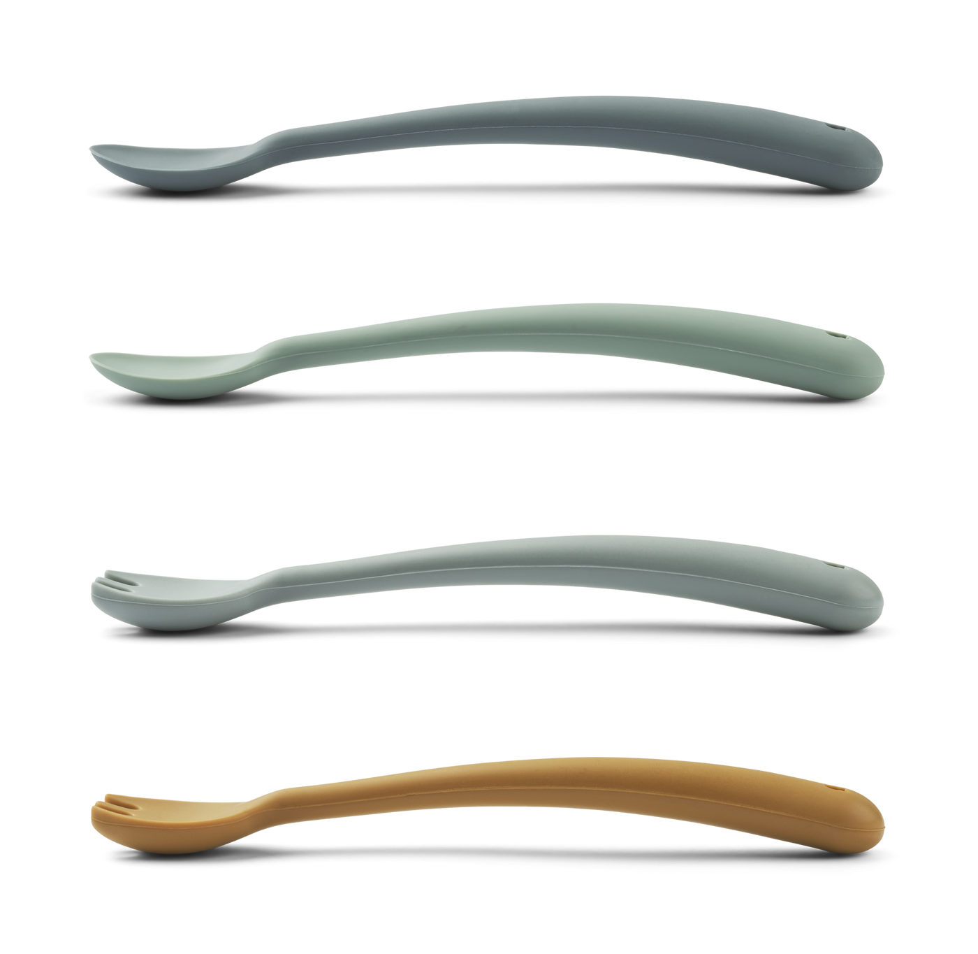 Liewood Shea Cutlery Set 4-pack Blue Multi Mix