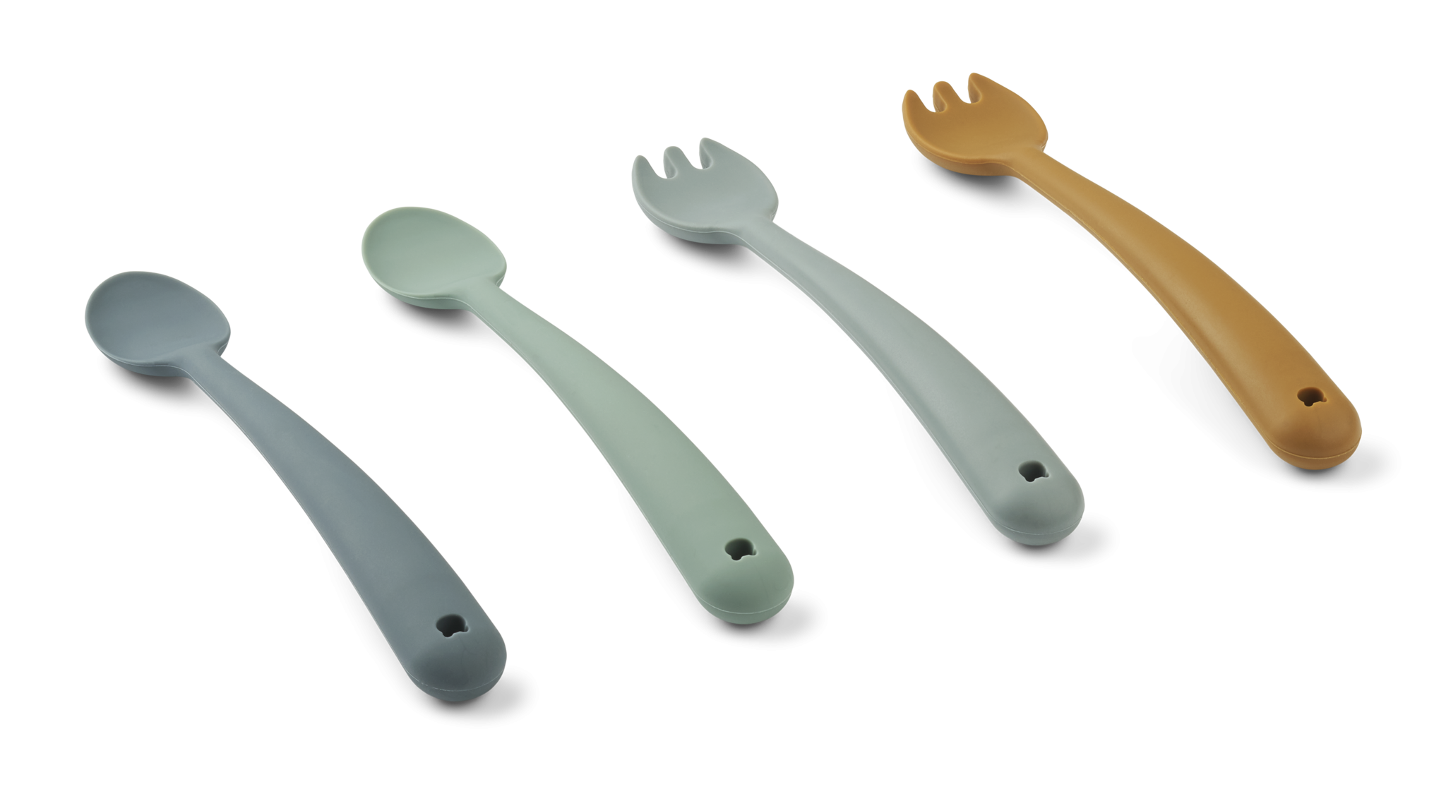 Liewood Shea Flatware Set 4-pack Blue Multi Mix