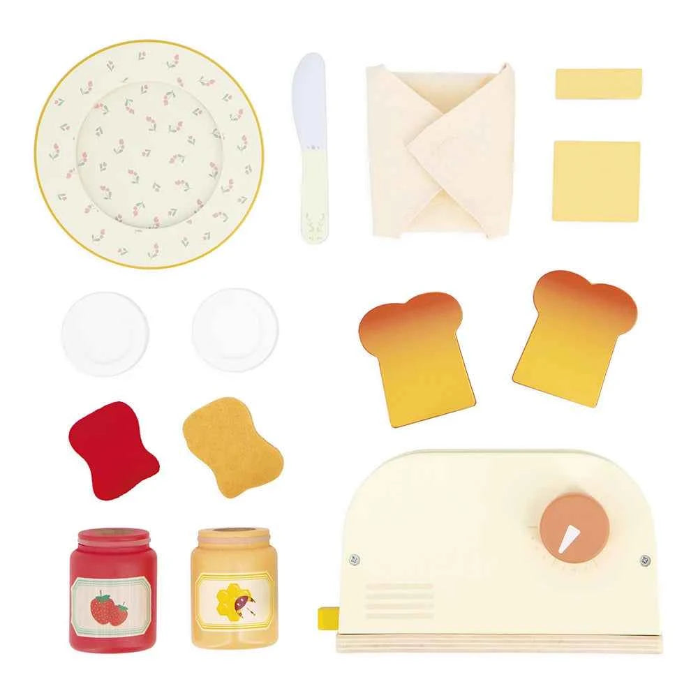 Janod | Shiny Oma Toaster and Accessories