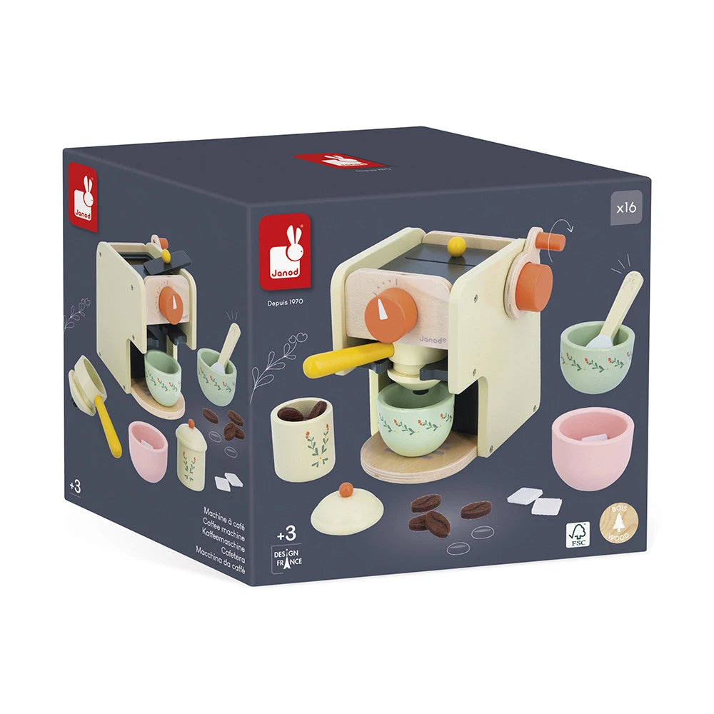 Janod | Glimmende Oma Koffiemachine En Accessoires