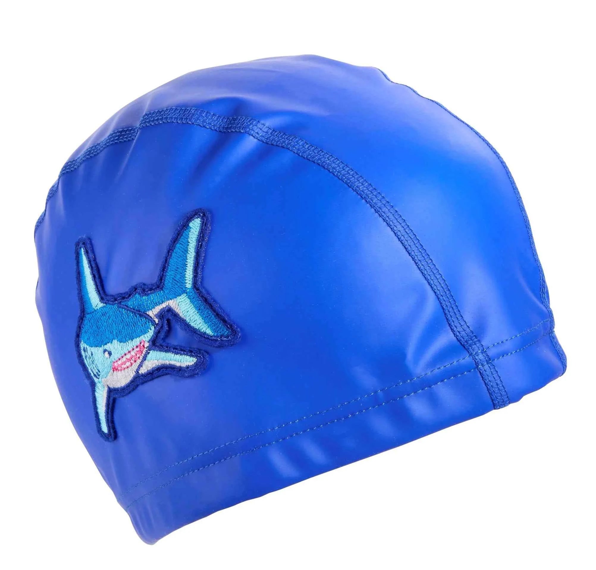 Bling2o | Shark Blue Swim Cap +3Y