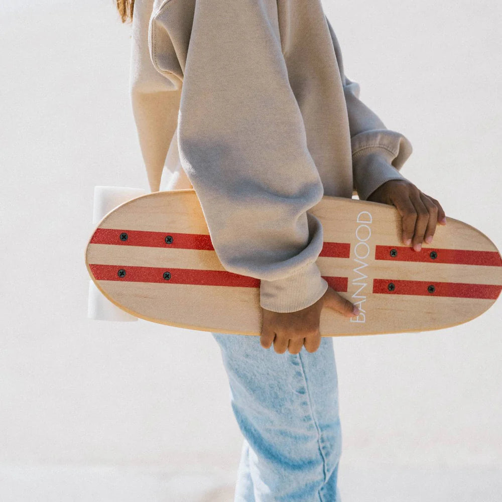 Banwood | Skateboard Red 51,9x17cm