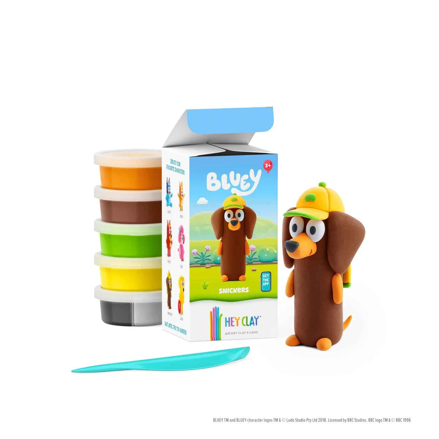 Hey Clay | Boetseerklei Bluey & Friends - Snickers