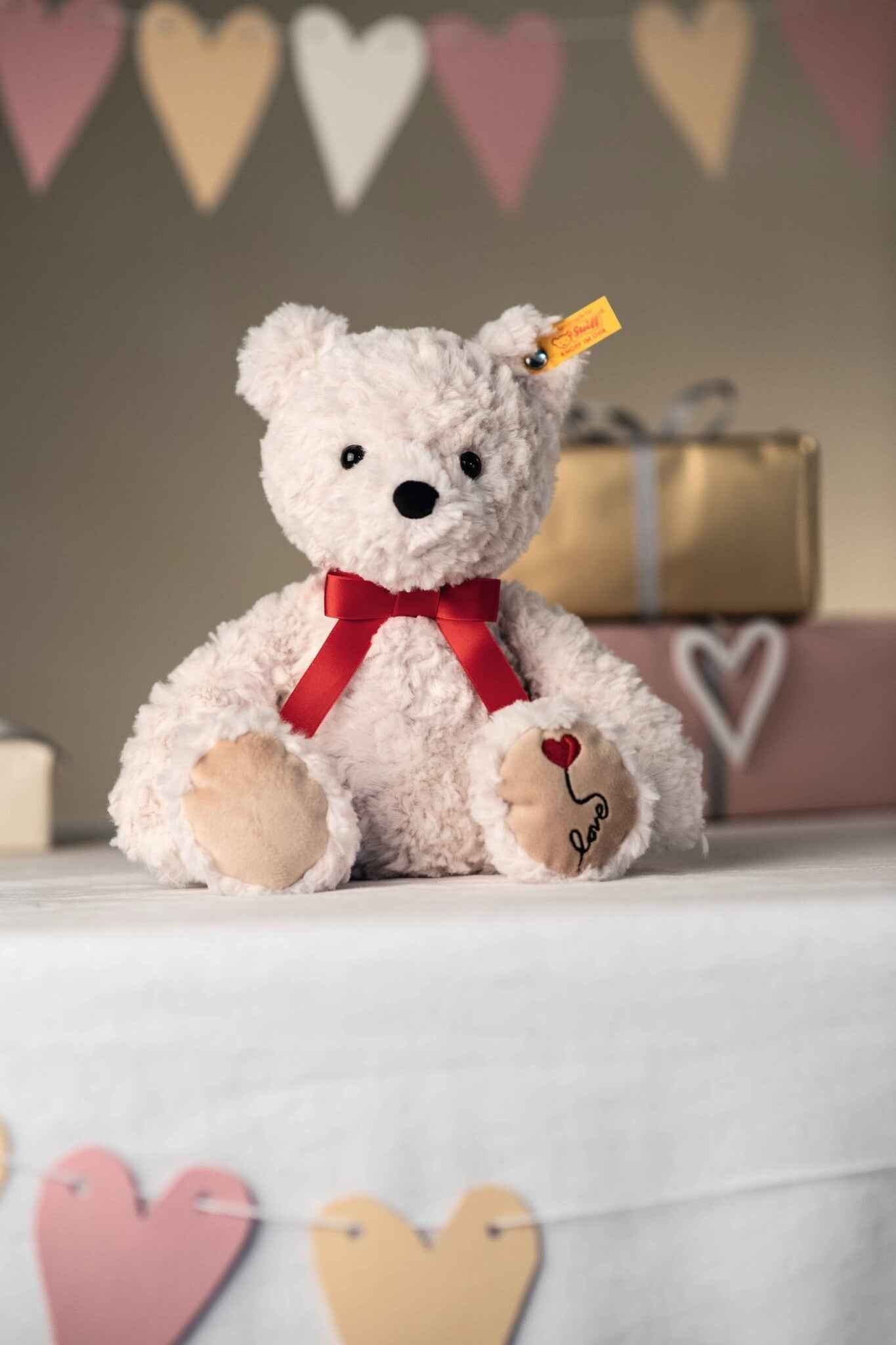 Steiff | Jimmy Teddy Bear Love 30cm White