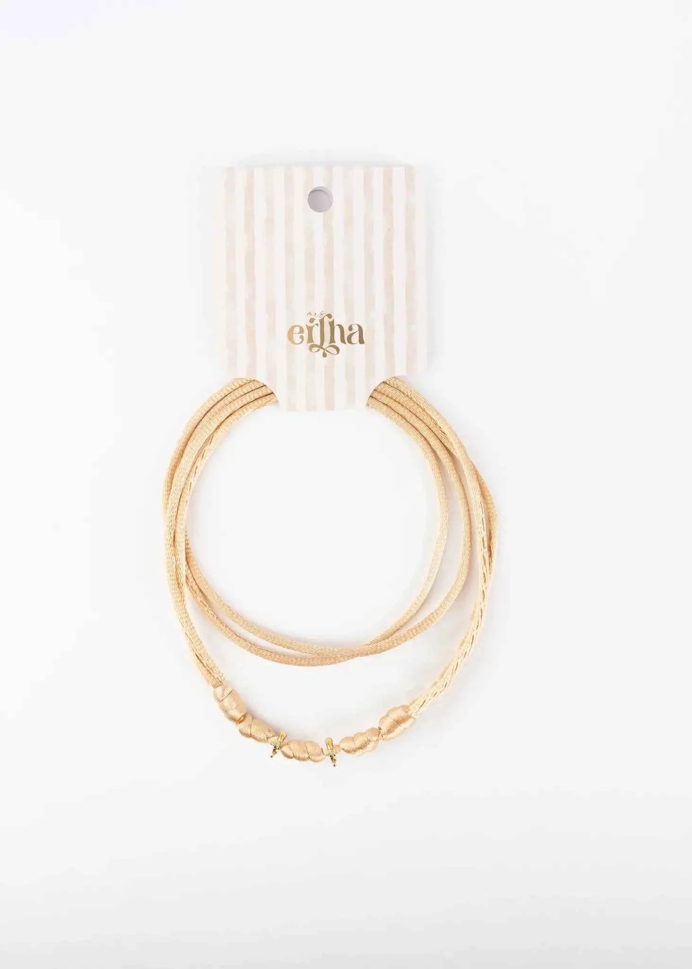 Mrs Ertha | Maak Mijn Ketting Soft Peach Ketting Voor 2 Bedeltjes
