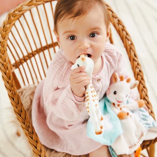 Sophie La Girafe | Giftset Sophie Doudou Bijtring/Knuffeldoek