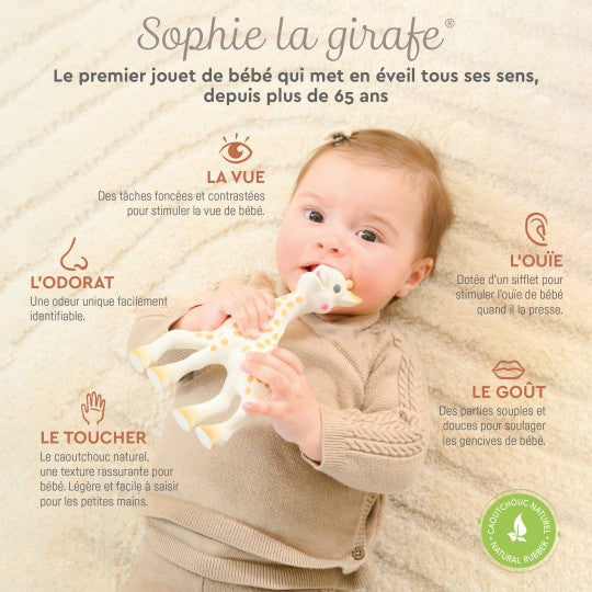 Sophie La Girafe | Bijtring Il Etait Une Fois Wit/Bruin
