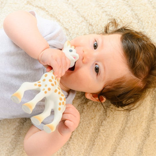 Sophie La Girafe | Bijtring Il Etait Une Fois Wit/Bruin