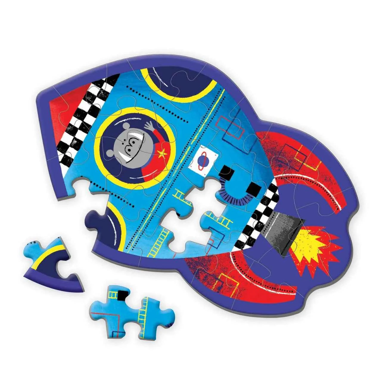 Mudpuppy | Ruimteschip 24-Delige Mini-Puzzel