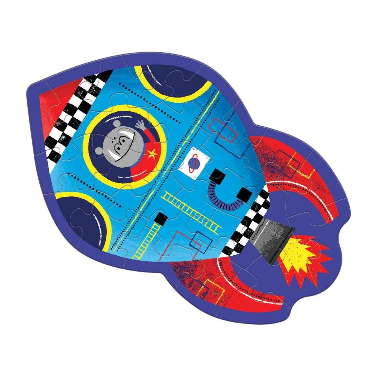 Mudpuppy | Ruimteschip 24-Delige Mini-Puzzel