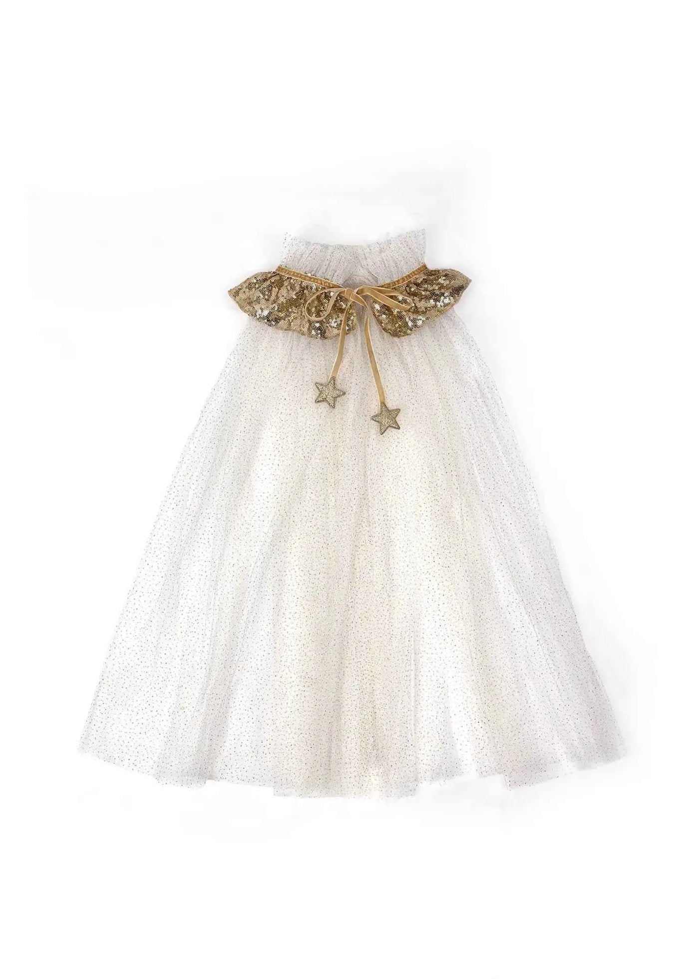 Mrs Ertha | The Golden Queen Queen Disguise Gespikkelde Gouden Cape 3 - 6 Jaar