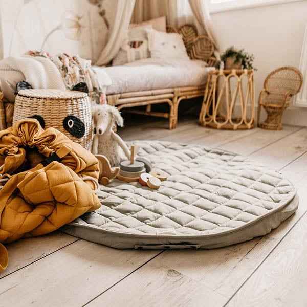 Speelmat - zak Organic Meadow Green Soft - Play & Go