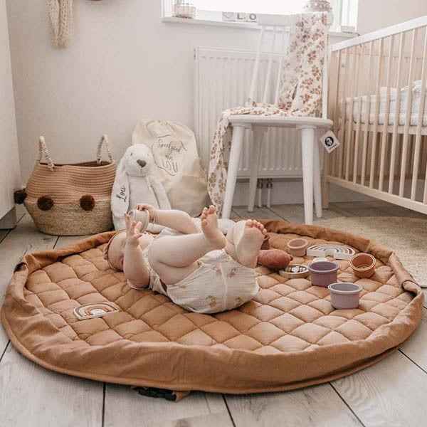 Speelmat - zak Organic Tawny Brown Soft - Play & Go