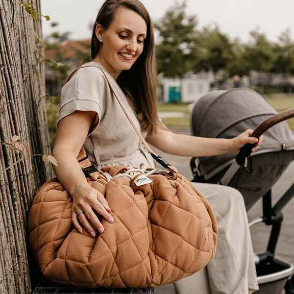 Speelmat - zak Organic Tawny Brown Soft - Play & Go
