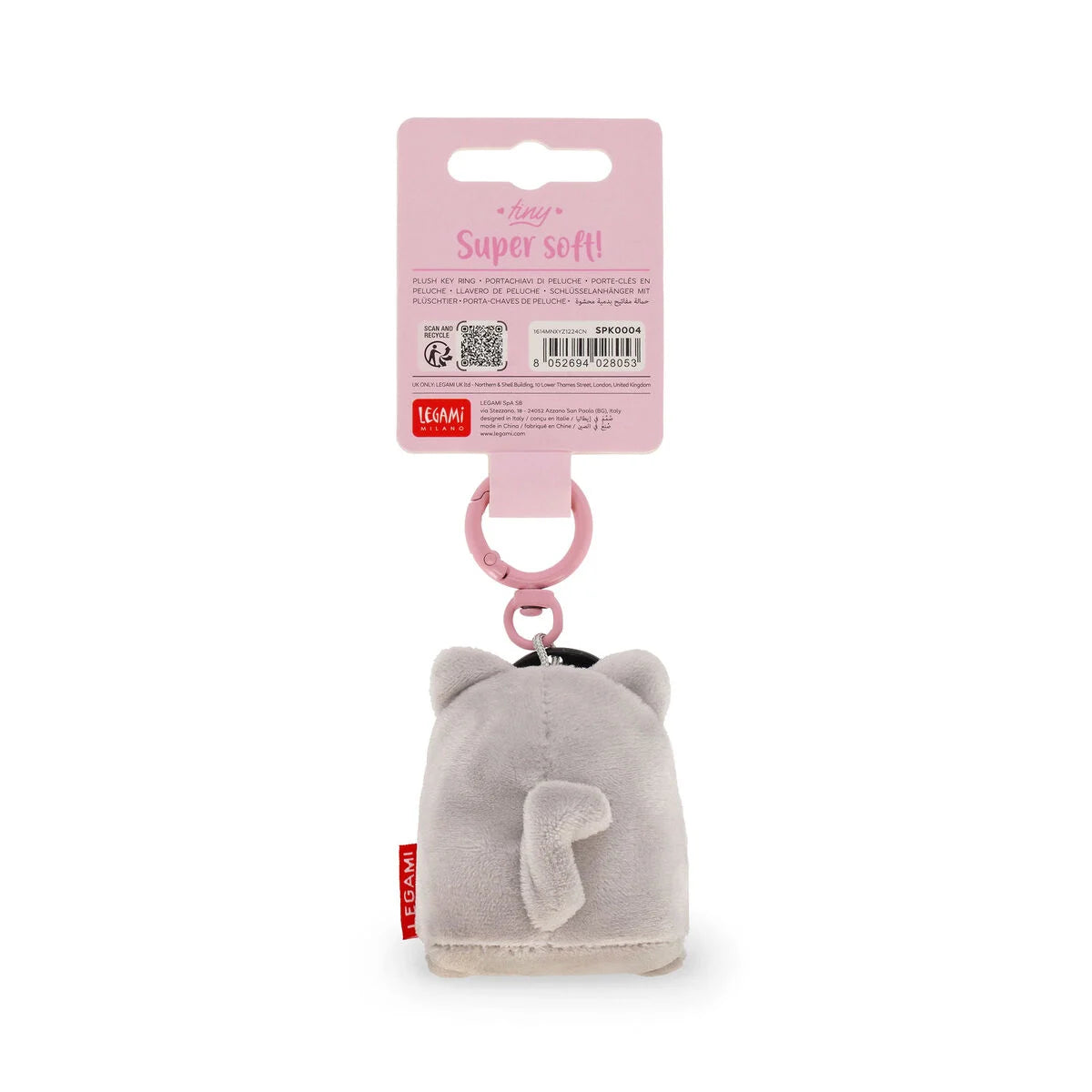 Legami | Kitty Pluche Sleutelhanger - Tiny Super Soft!