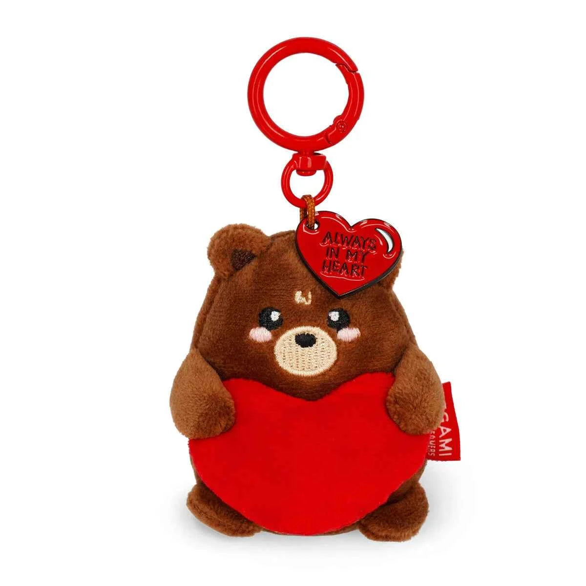 Legami | Teddy Plush Keychain - Tiny Super Soft!