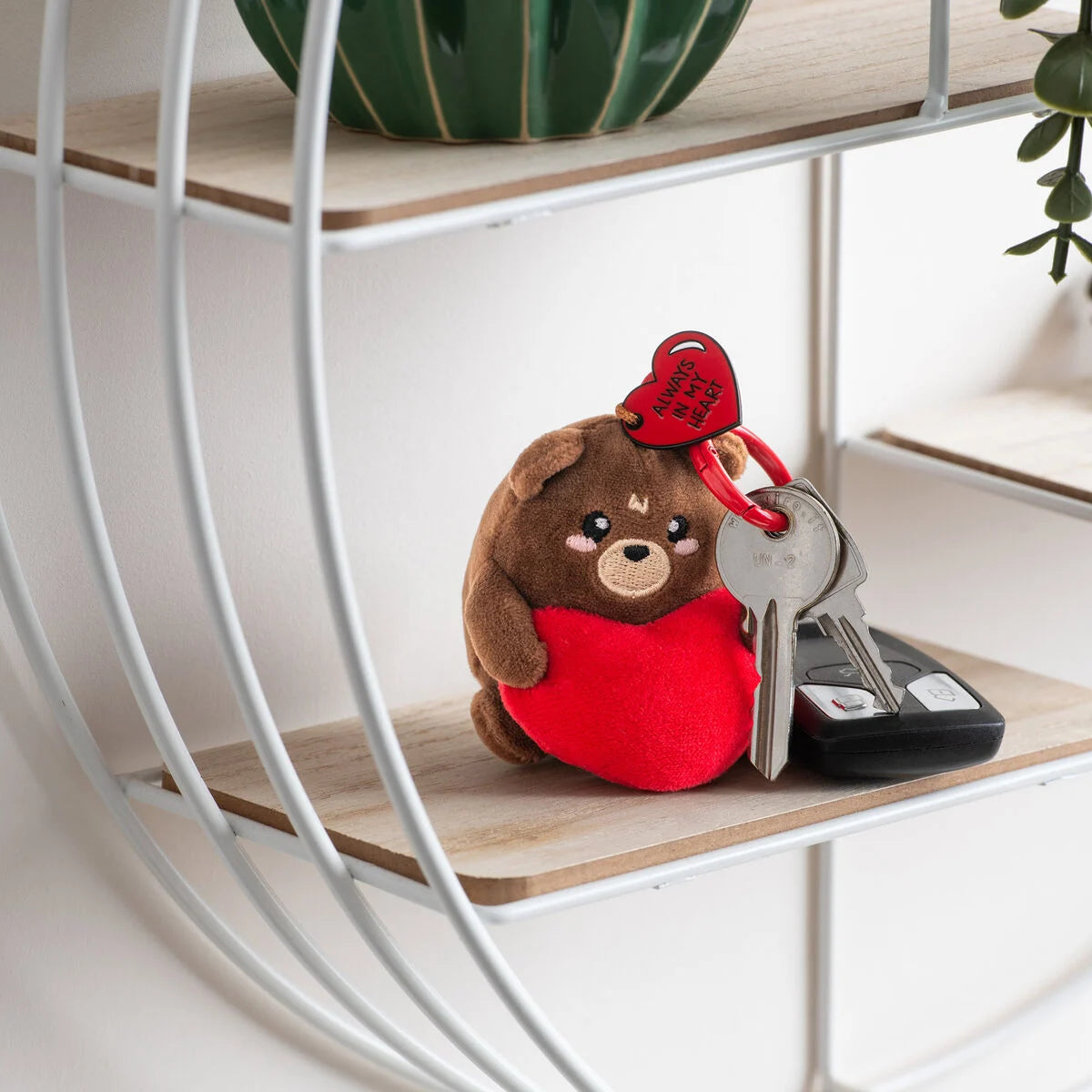 Legami | Teddy  Pluche Sleutelhanger - Tiny Super Soft!