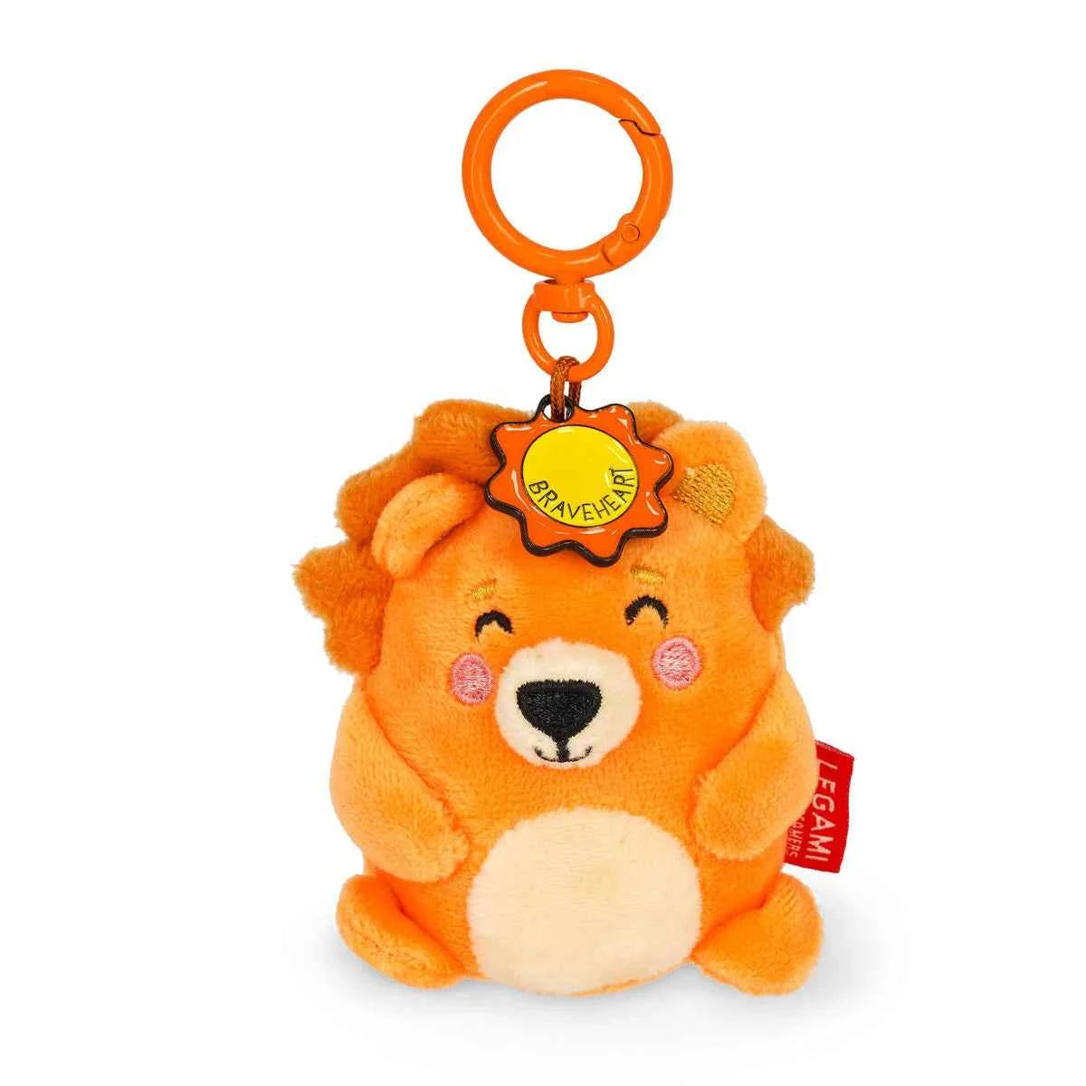 Legami | Lion Plush Keychain - Tiny Super Soft!