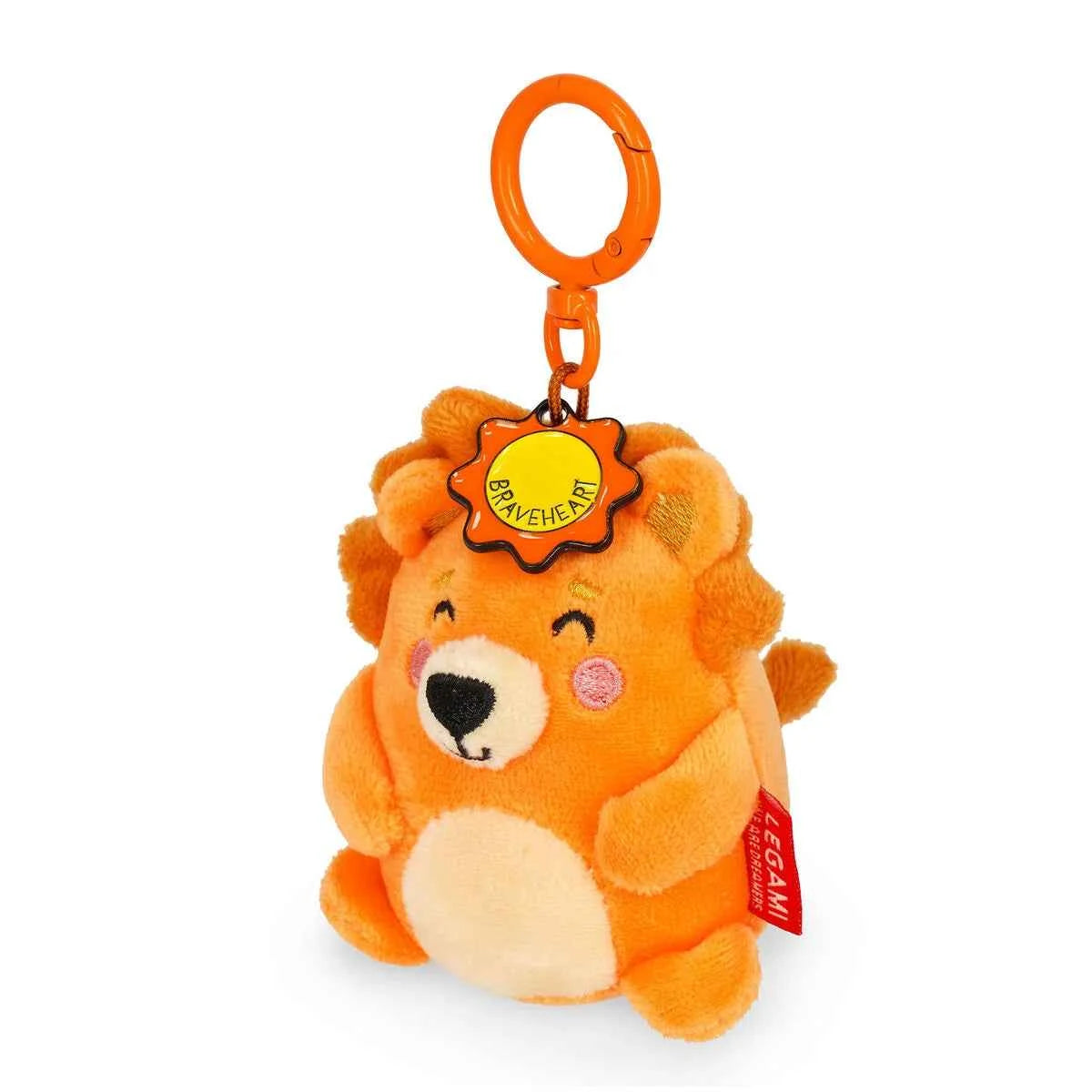 Legami | Lion Plush Keychain - Tiny Super Soft!