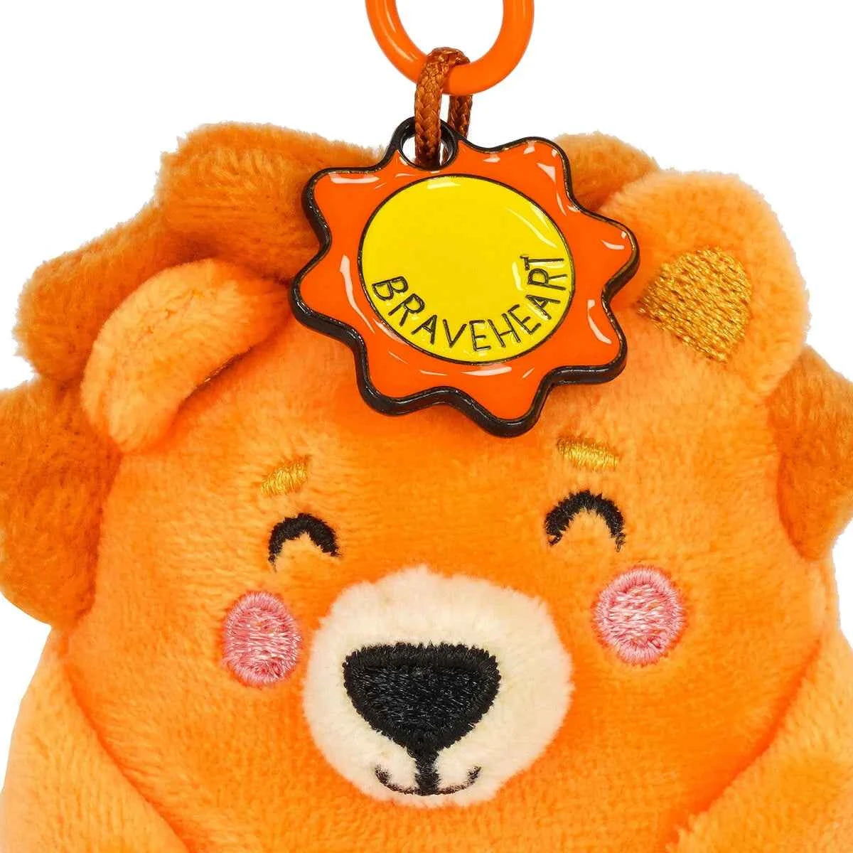 Legami | Lion Plush Keychain - Tiny Super Soft!