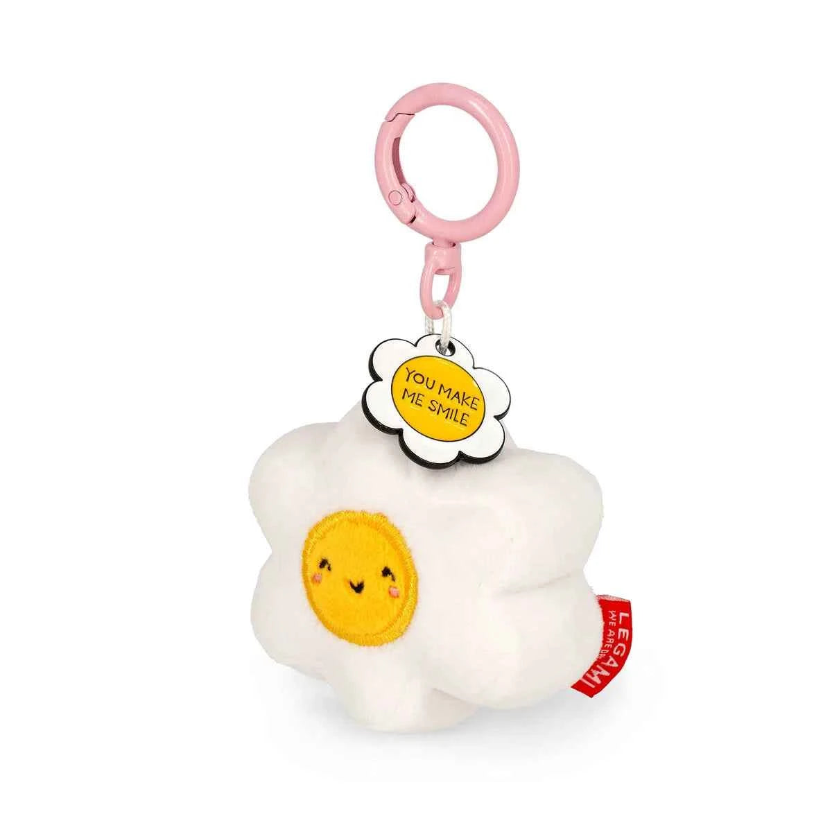 Legami | Daisy Plush Keychain - Tiny Super Soft!