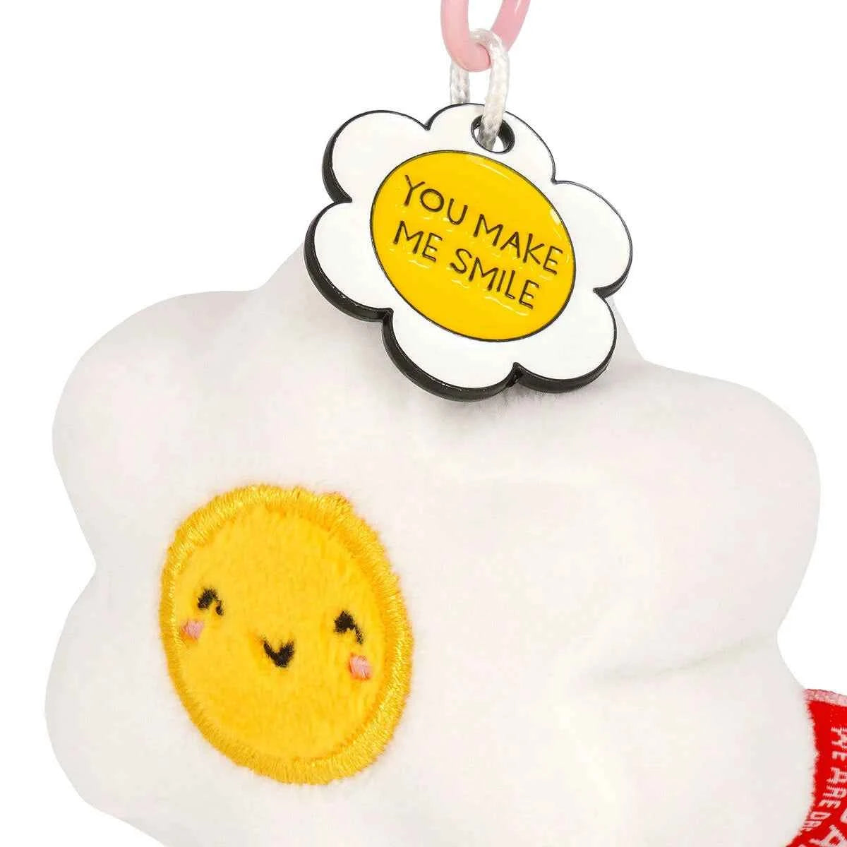 Legami | Daisy Fleece Keychain - Tiny Super Soft!