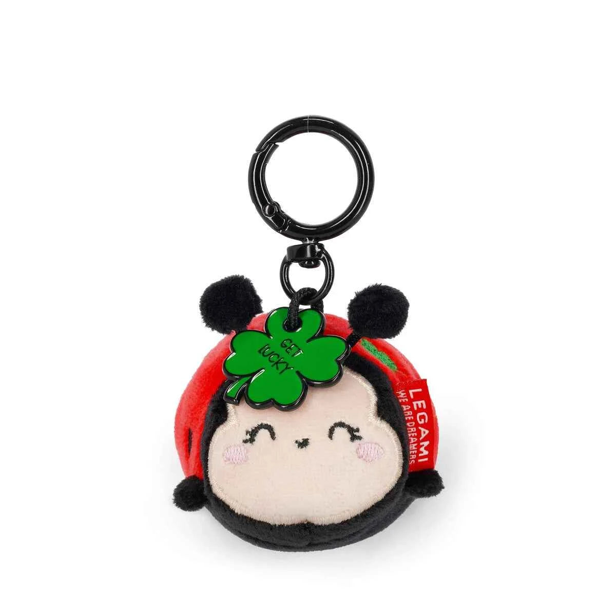 Legami | Ladybug Plush Keychain - Tiny Super Soft!