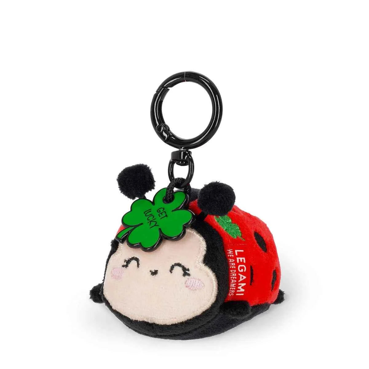 Legami | Ladybug Plush Keychain - Tiny Super Soft!