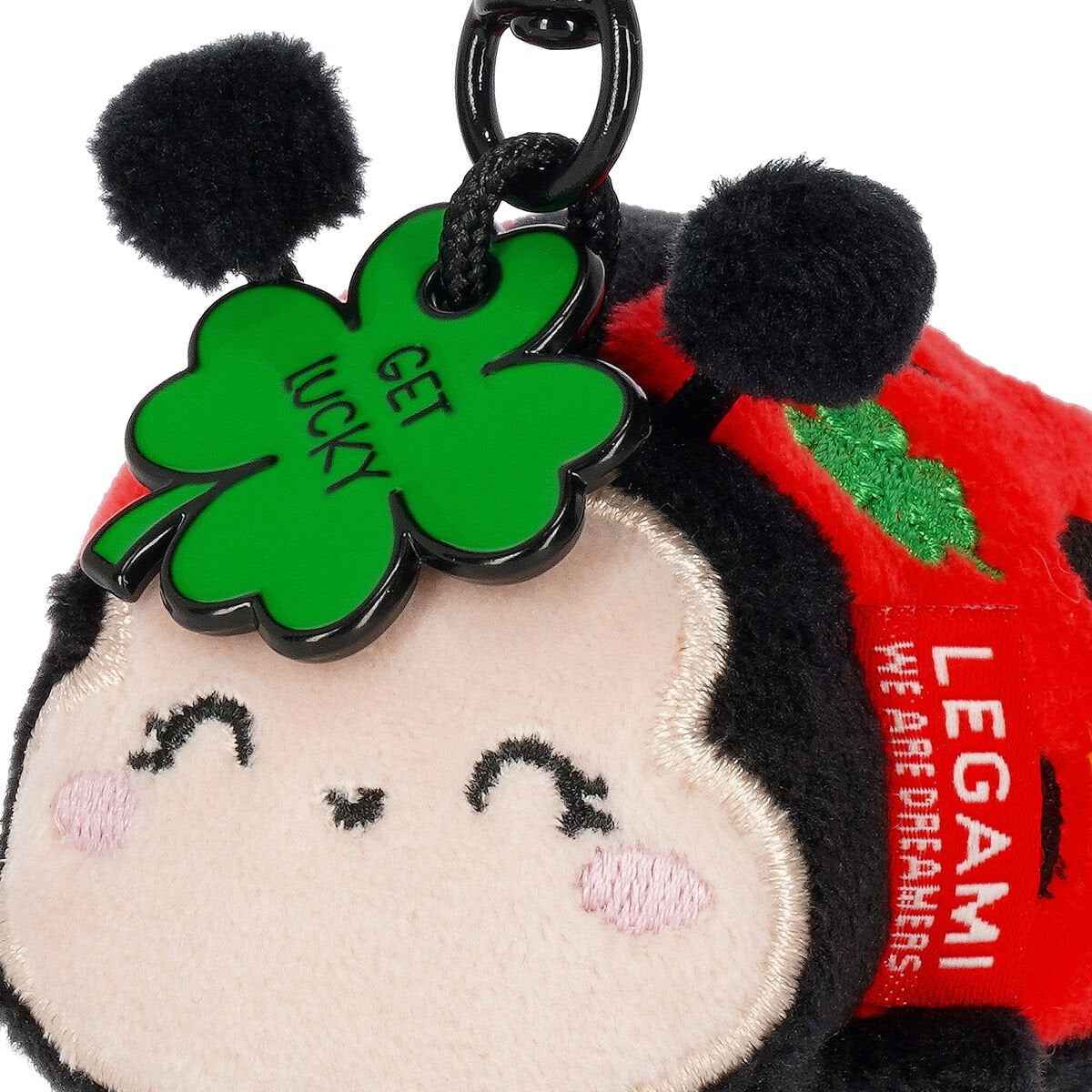 Legami | Ladybug Plush Keychain - Tiny Super Soft!