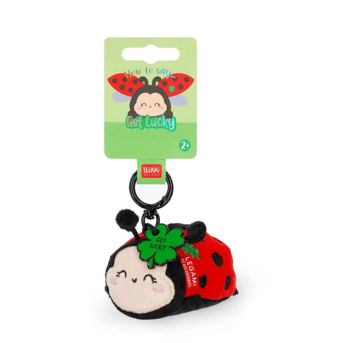 Legami | Ladybug Plush Keychain - Tiny Super Soft!
