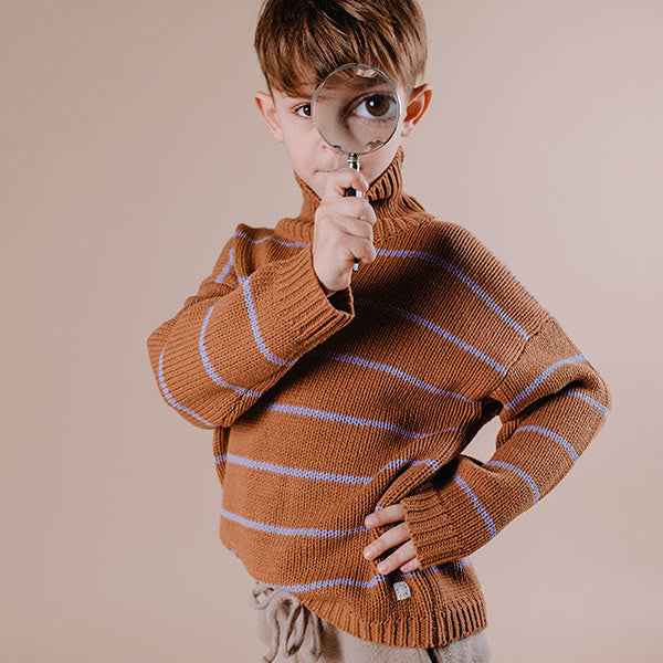 Sproet & Sprout Turtleneck trui Stripe