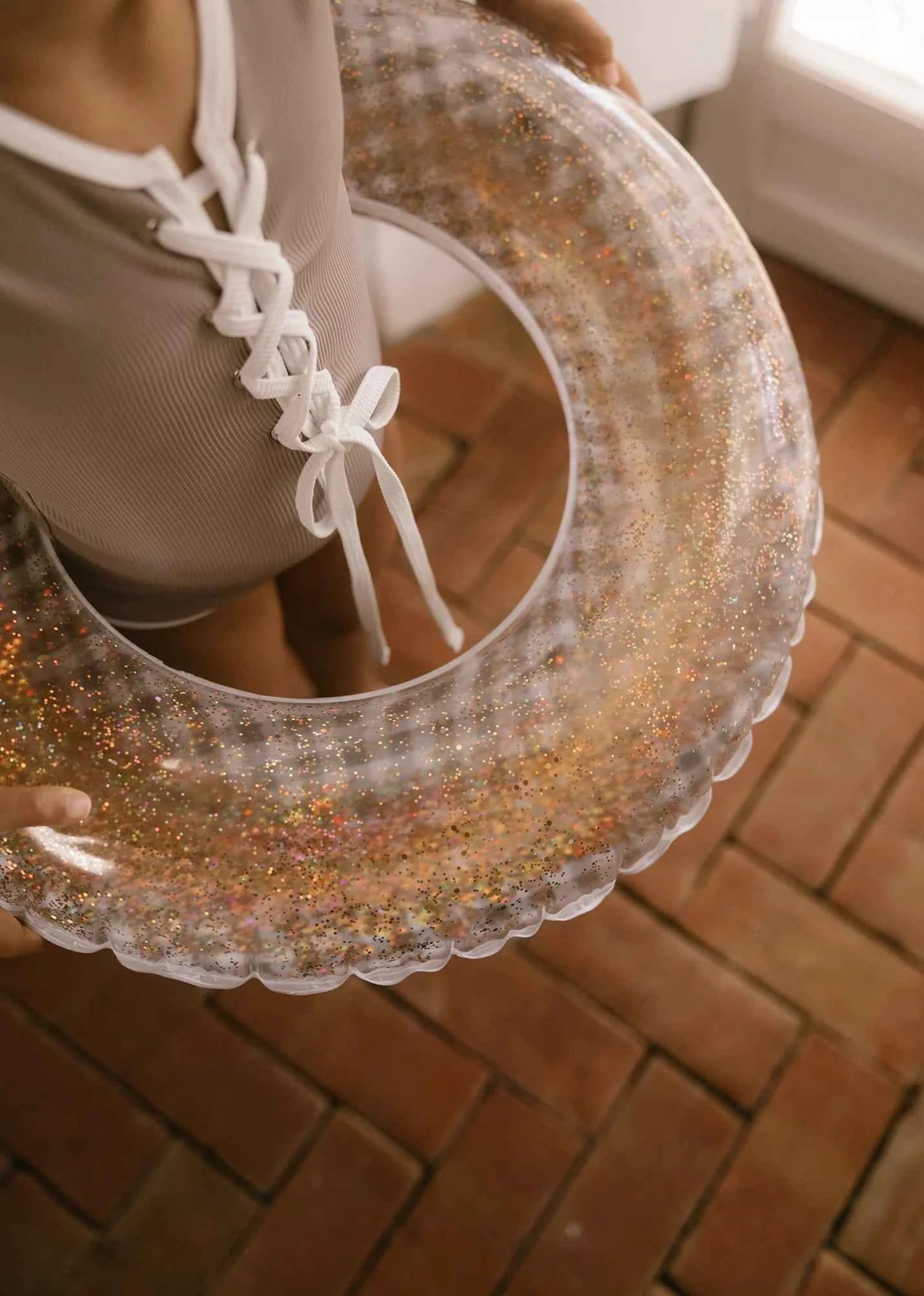 Mrs Ertha | New Inflatable Love Confetti Swim Ring