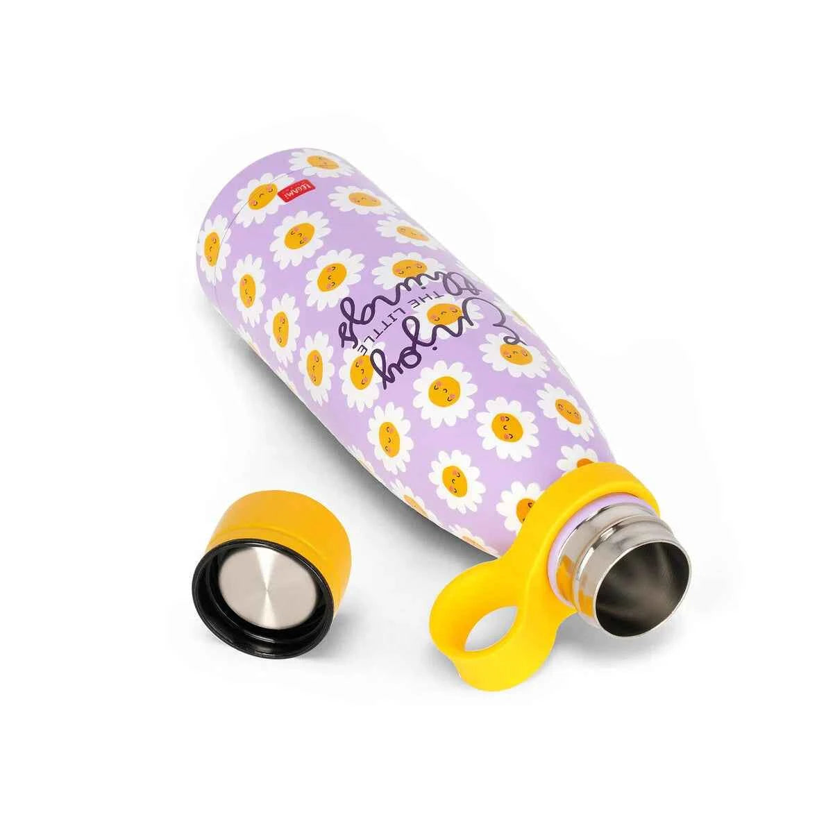 Legami | Daisy Hot & Cold Vacuum Drink Bottle 500ml