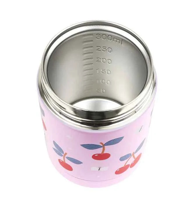 A Little Lovely Company | Insulated Stainless Steel Food Pot Cherries