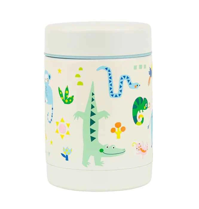 A Little Lovely Company | Insulated Stainless Steel Food Jar Jungle