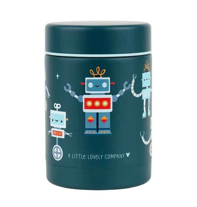 A Little Lovely Company | GeÃ¯soleerde RVS Voedselpot Robots