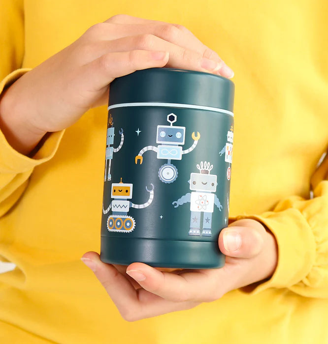 A Little Lovely Company | Geïsoleerde RVS Voedselpot Robots