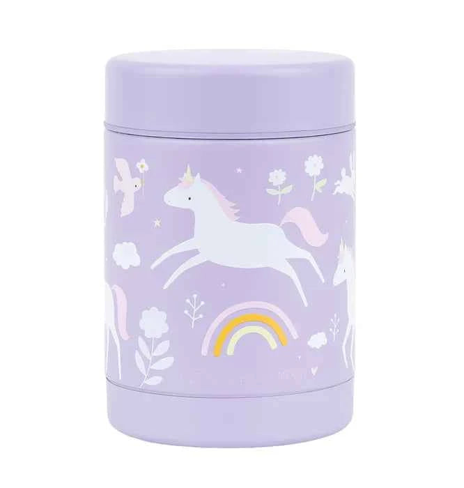 A Little Lovely Company | GeÃ¯soleerde RVS Voedselpot Unicorn Dreams