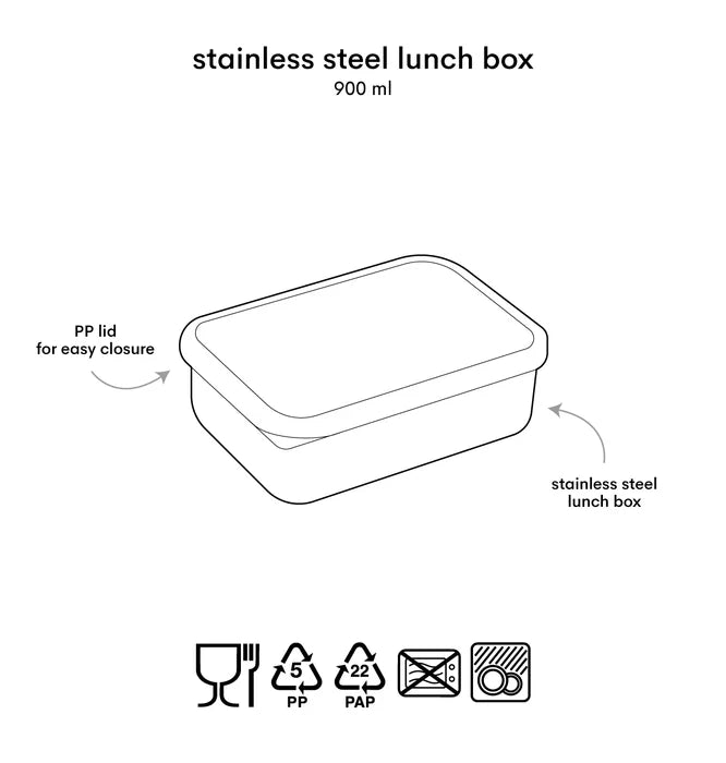 A Little Lovely Company | RVS Lunch Box Prinsessen