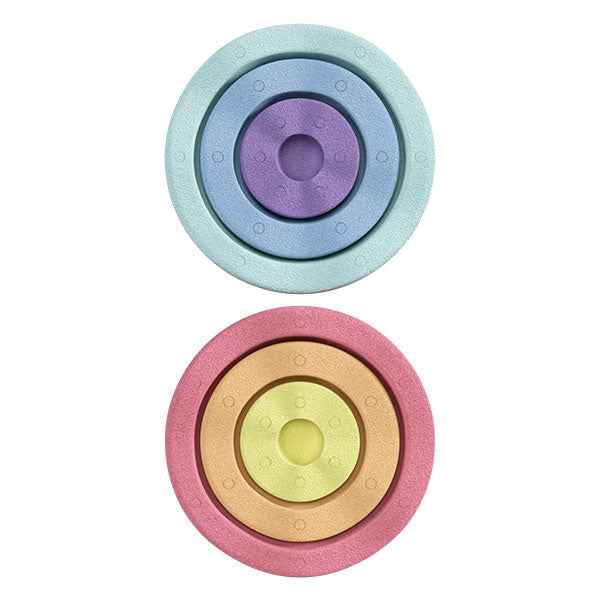 Stapelstein Inside Rainbow Pastel 6-piece set