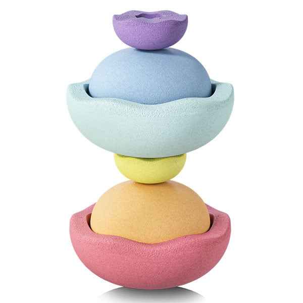 Stapelstein Inside Rainbow Pastel 6-piece set