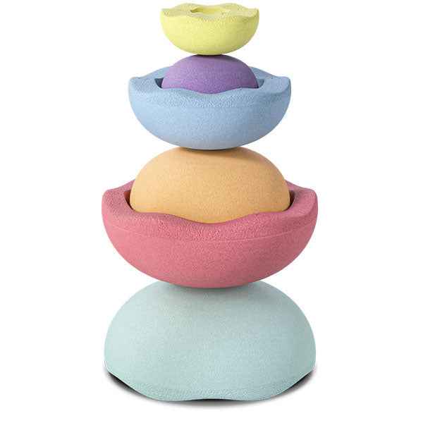 6-piece Stapelstein Inside Rainbow Pastel set